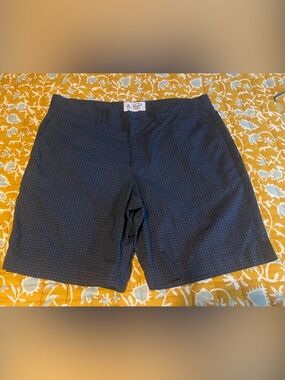 Original Penguin navy blue shorts with penguin logo